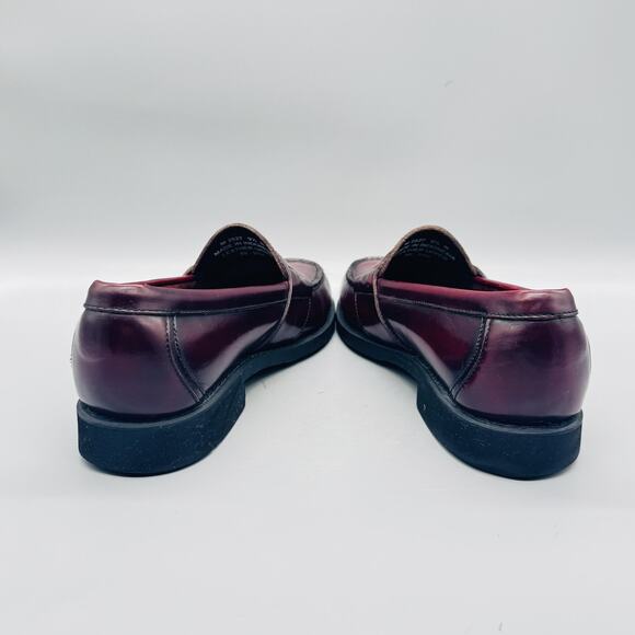 Rockport Shoes Men 9.5 Burgundy Leather Comfort Penny Loafers Casual Comfort main image 6